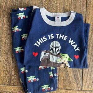 Hanna Andersson Star Wars Mandalorian Grogu Pajamas